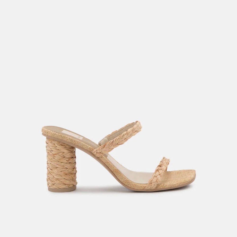 Dolce Vita Noles Raffia Sandals- size 10
